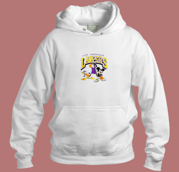 Los Angeles Lakers Disney Mickey Squad Aesthetic Hoodie Style
