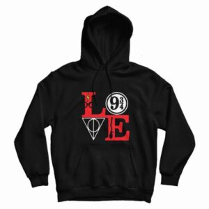 Love Magical Harry Potter Decor 9 3’4 Platform Hoodie