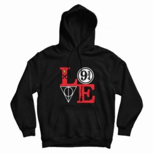 Love Magical Harry Potter Decor 9 3’4 Platform Hoodie