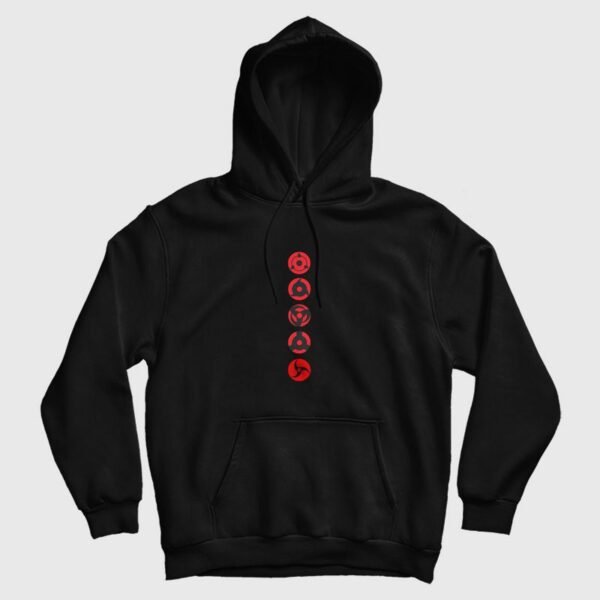 Mangekyou Sharingan Anime Naruto Hoodie