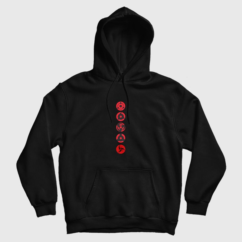 Mangekyou Sharingan Anime Naruto Hoodie Mangekyou Sharingan Anime Naruto Hoodie