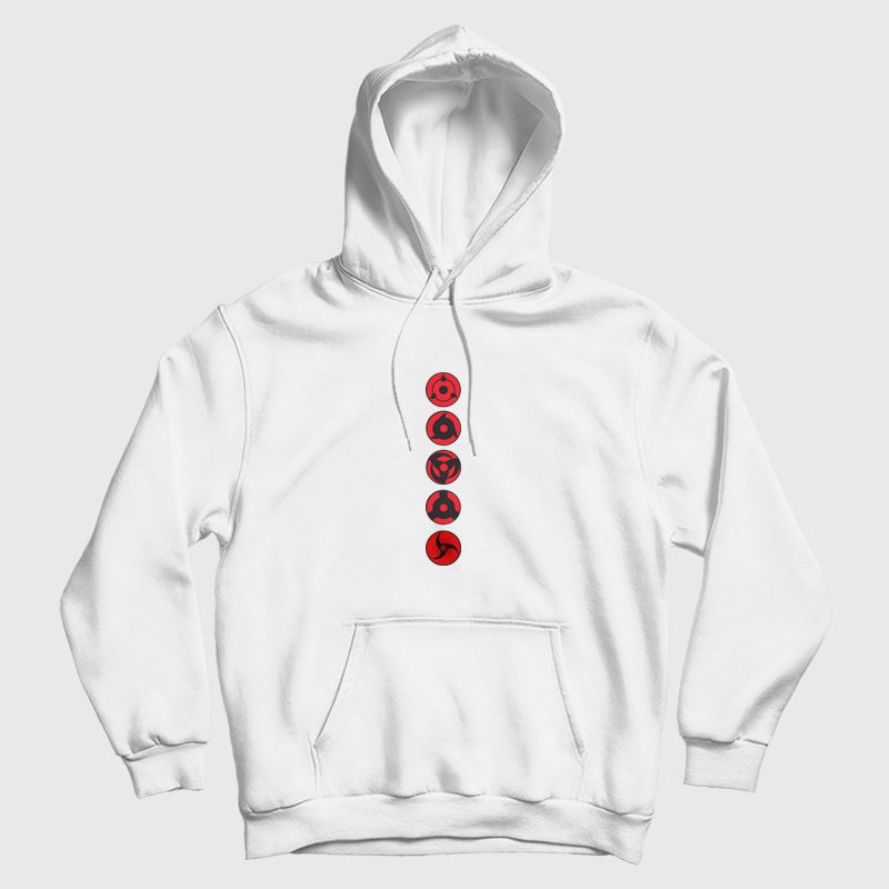 Mangekyou Sharingan Anime Naruto Hoodie Mangekyou Sharingan Anime Naruto Hoodie