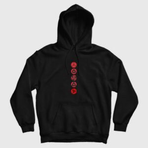 Mangekyou Sharingan Anime Naruto Hoodie 3