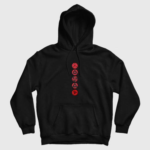 Mangekyou Sharingan Anime Naruto Hoodie Mangekyou Sharingan Anime Naruto Hoodie