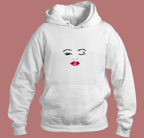 Marilyn Monroe Face Aesthetic Hoodie Style