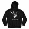 Metallicat Funny Heavy Metal And Cat Lover Hoodie