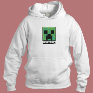 Minecraft Creeper Face Hoodie Style