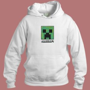 Minecraft Creeper Face Hoodie Style
