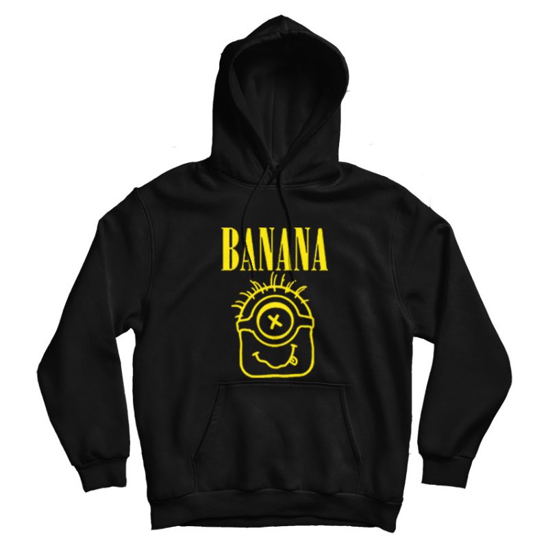 Minions Banana Parody Nirvana Hoodie Minions Banana Parody Nirvana Hoodie