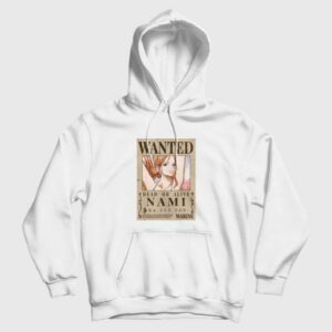 Nami Wanted Poster One Piece Hoodie 3