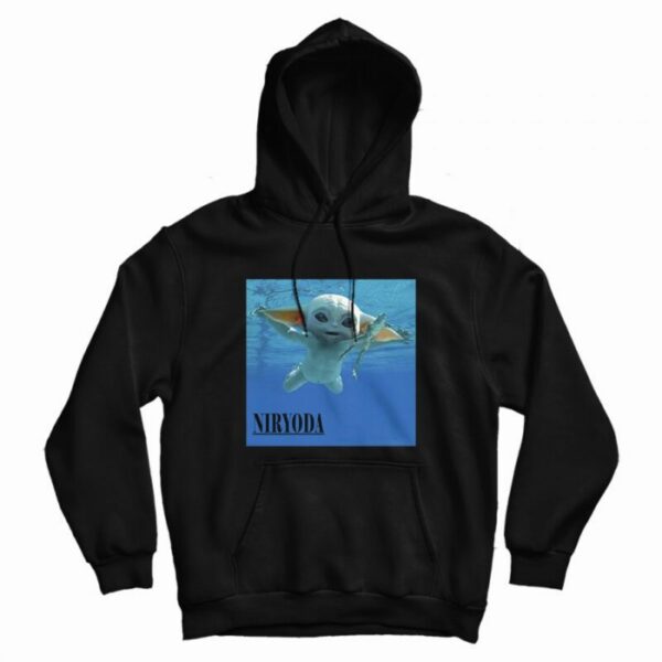 Niryoda Nirvana Parody Baby Yoda Hoodie