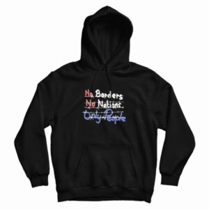 No Borders No Nations Only People Vintage Hoodie 3