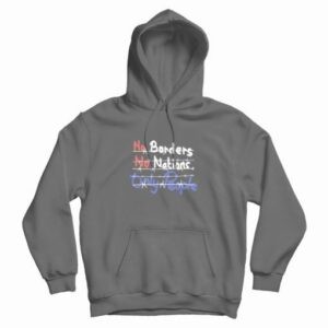 No Borders No Nations Only People Vintage Hoodie 4