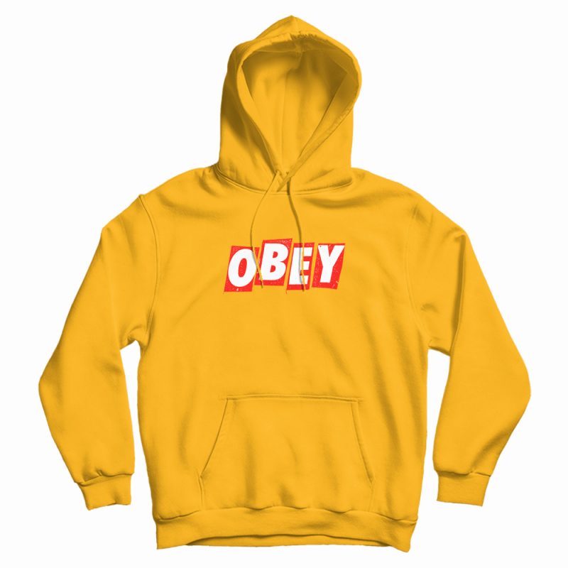 Obey Box Logo Slice Hoodie Obey Box Logo Slice Hoodie