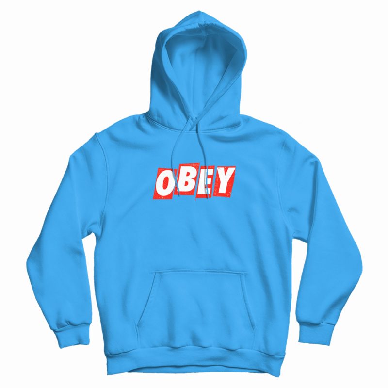 Obey Box Logo Slice Hoodie Obey Box Logo Slice Hoodie
