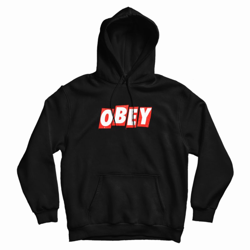 Obey Box Logo Slice Hoodie Obey Box Logo Slice Hoodie