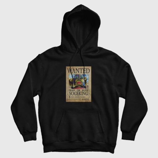 One Piece Sogeking Wanted Poster Hoodie One Piece Sogeking Wanted Poster Hoodie
