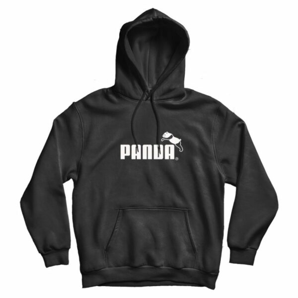 Panda Funny Logo Parody Puma Hoodie