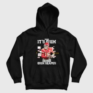 Patrick Mahomes When Its Grim Be The Grim Reaper Hoodie 4