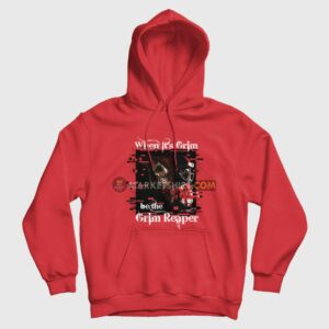 Patrick Mahomes When It’s Grim Be The Grim Reaper Kansas City Chiefs Hoodie