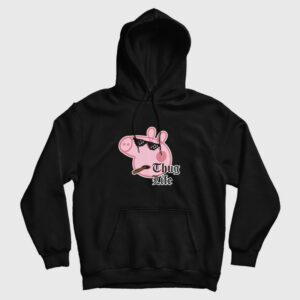 Peppa Pig Thug Life Parody Hoodie