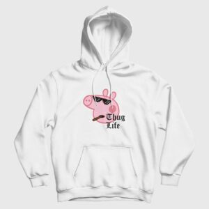 Peppa Pig Thug Life Parody Hoodie