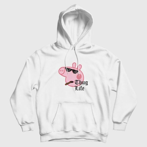 Peppa Pig Thug Life Parody Hoodie