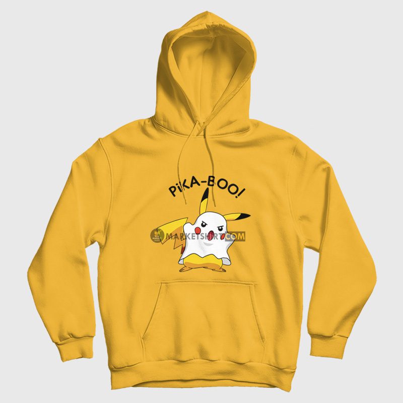 Pikachu Pika Boo Pokemon Hoodie Pikachu Pika Boo Pokemon Hoodie