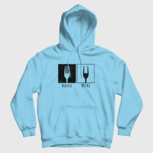 Plastic Vs Metal Fork Hoodie