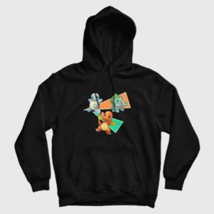 Pokemon Charmander Bulbasaur Squirtle Hoodie 3