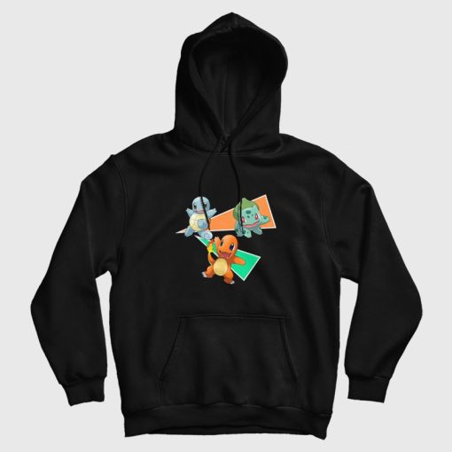 Pokemon Charmander Bulbasaur Squirtle Hoodie Pokemon Charmander Bulbasaur Squirtle Hoodie