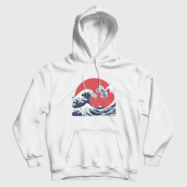 Pokemon Lugia Japanese Wave Hoodie