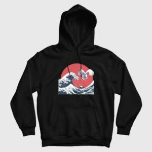 Pokemon Lugia Japanese Wave Hoodie 3