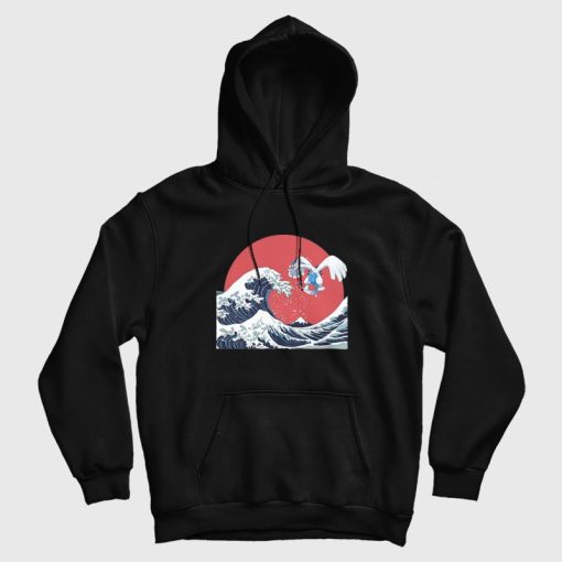 Pokemon Lugia Japanese Wave Hoodie Pokemon Lugia Japanese Wave Hoodie