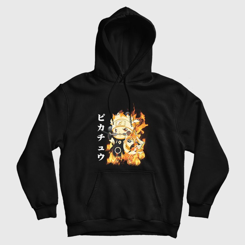 Pokemon Pikachu Naruto Hoodie Pokemon Pikachu Naruto Hoodie