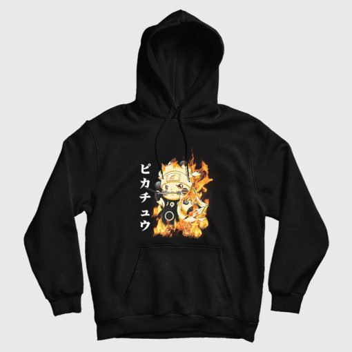 Pokemon Pikachu Naruto Hoodie Pokemon Pikachu Naruto Hoodie
