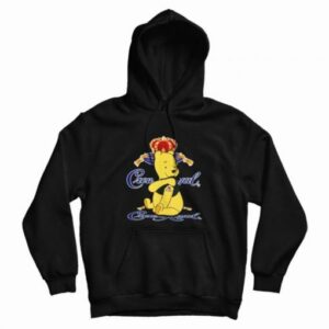 Pooh Tattoos Crowns Royal Logo Hoodie