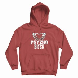 Psycho Bitch Skeleton Heart Classic Hoodie