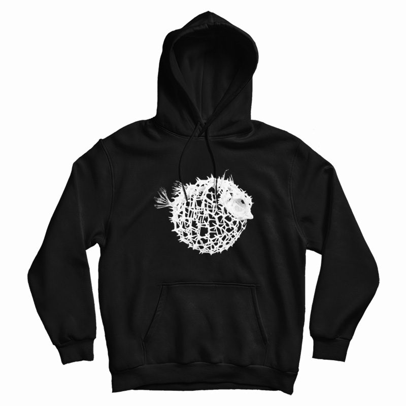 Puffer Fish Skeleton Hoodie Puffer Fish Skeleton Hoodie