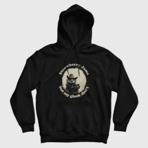 Raccoon Strawberry Jams But My Glock Don’t Hoodie
