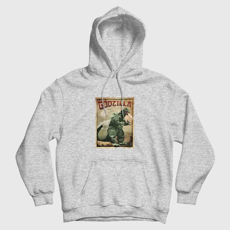 Retro Godzilla Classic Monster Hoodie Retro Godzilla Classic Monster Hoodie