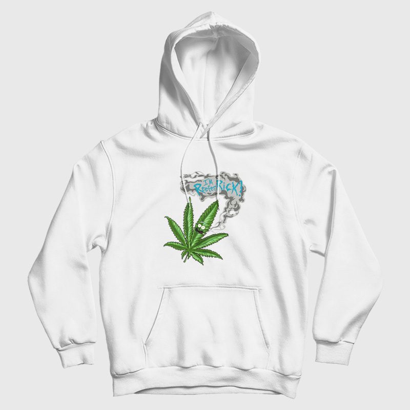 Rick and Morty Cannabis I'm Reefer Rick Hoodie Rick and Morty Cannabis I'm Reefer Rick Hoodie