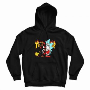 Rick and Morty Hip Hop Thrasher Vintage Hoodie