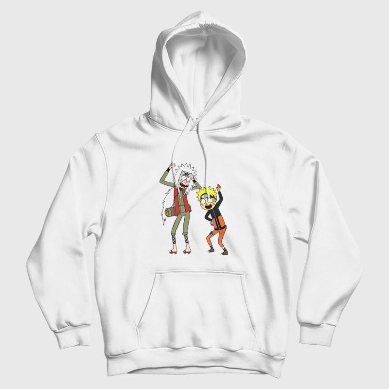 Rick and Morty Naruto and Jiraiya Hoodie Rick and Morty Naruto and Jiraiya Hoodie