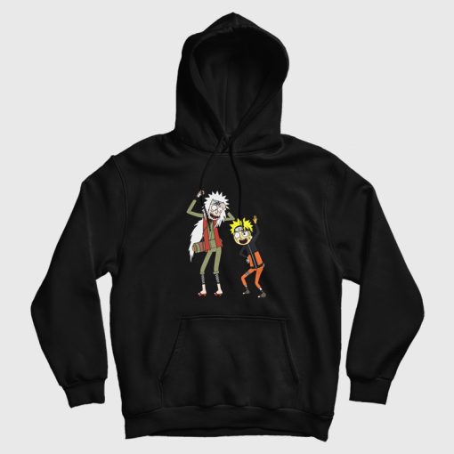 Rick and Morty Naruto and Jiraiya Hoodie Rick and Morty Naruto and Jiraiya Hoodie