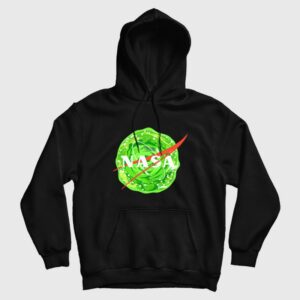 Rick and Morty Nasa Logo Portal Hoodie
