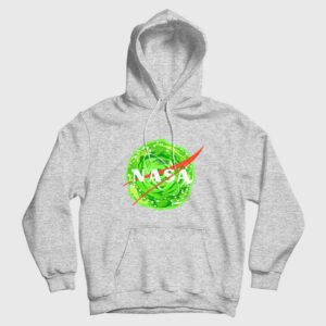 Rick and Morty Nasa Logo Portal Hoodie