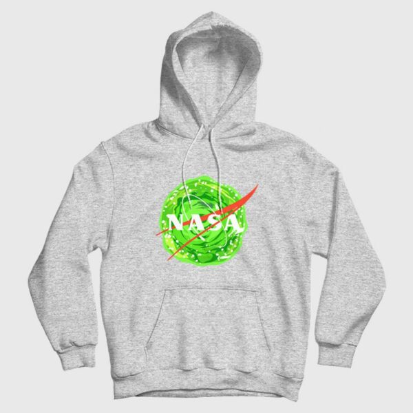 Rick and Morty Nasa Logo Portal Hoodie