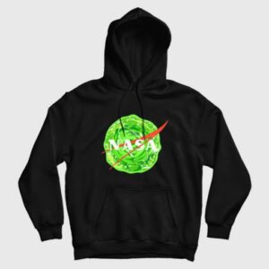 Rick and Morty Nasa Logo Portal Hoodie 3