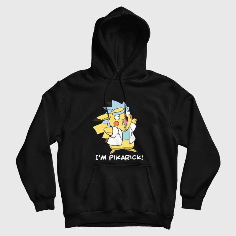 Rick and Morty Parody I'm Pikarick Hoodie Rick and Morty Parody I'm Pikarick Hoodie